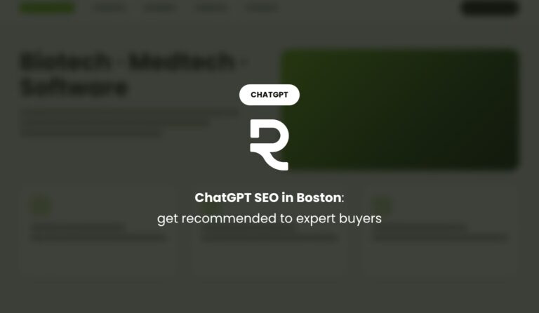 ChatGPT SEO in Boston: Get Recommended to Scientific and Tech Buyers