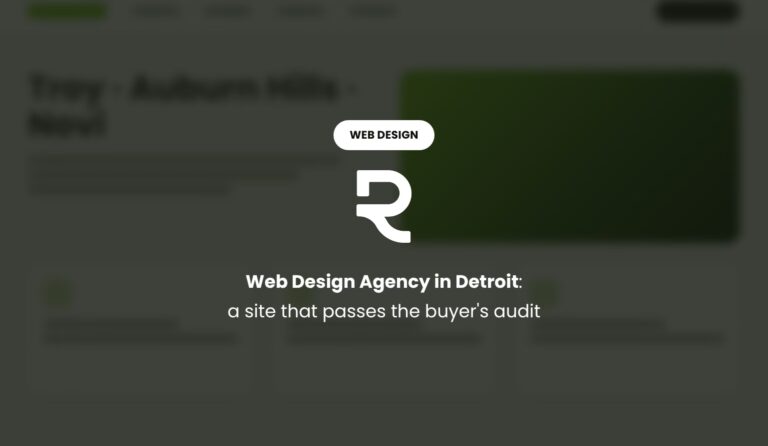 Web Design Agency in Detroit: A Supplier Website That Passes the Buyer's First Audit