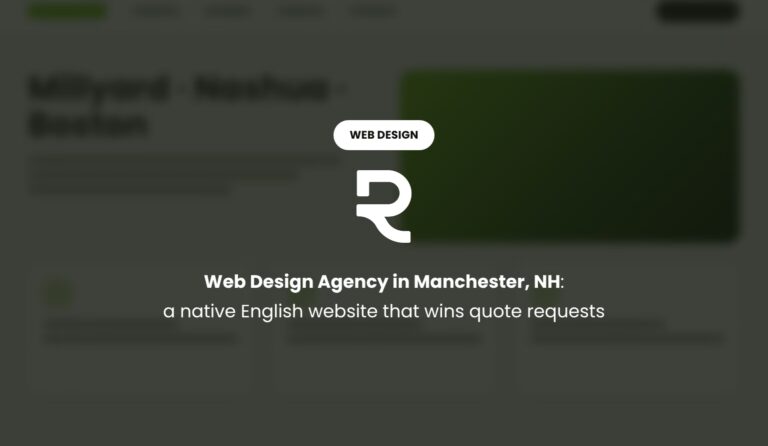 Web Design Agency in Manchester, NH: A Website That Wins Quote Requests